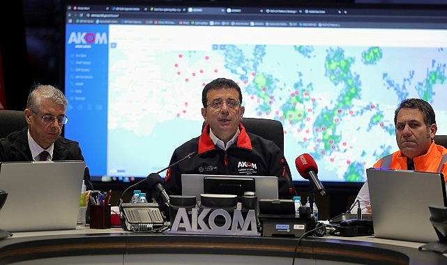 Ekrem İmamoğlu İstanbul’un Karla Mücadelesini AKOM’dan Takip Etti- Haber Şafak