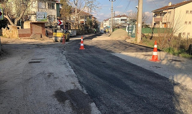 Gebze Cumaköy’de yol onarımı- Haber Şafak