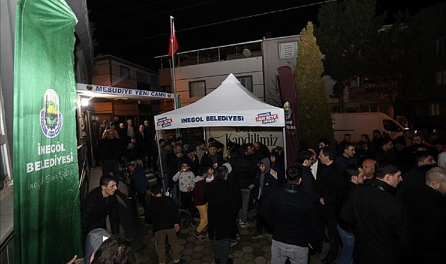 İnegöl Belediyesi’nden 2 Camide Kandil İkramı- Haber Şafak