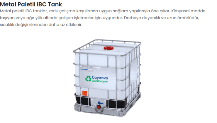 IBC Tank Nedir? Sanayi ve Tarımın Vazgeçilmez Taşıma Çözümü