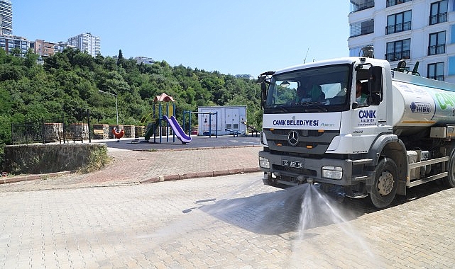 Canik’te Hijyen ve Temizlik Çalışmaları Hız Kesmiyor