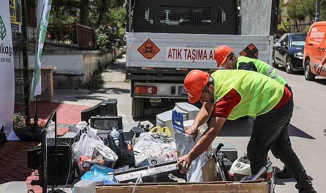 Çankaya’da Elektronik Atıklar Geri Dönüşüme Kazandırılıyor- Haber Şafak