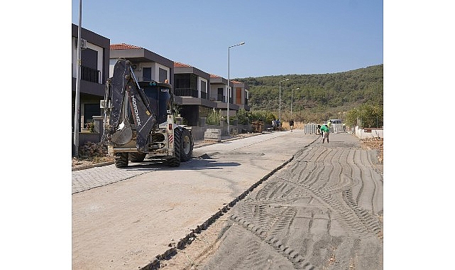 Cunda (Alibey) Adası’nda Yol Yenileme Çalışmaları- Haber Şafak