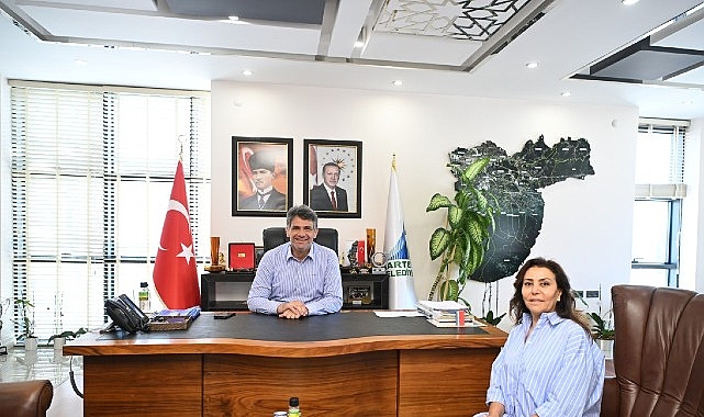 Şef Ayten Saner’den Başkan Kocaman’a Ziyaret- Haber Şafak