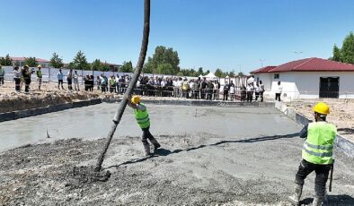 Sıcak Çermik’te kadın ve erkek havuzlar için ilk beton atıldı- Haber Şafak