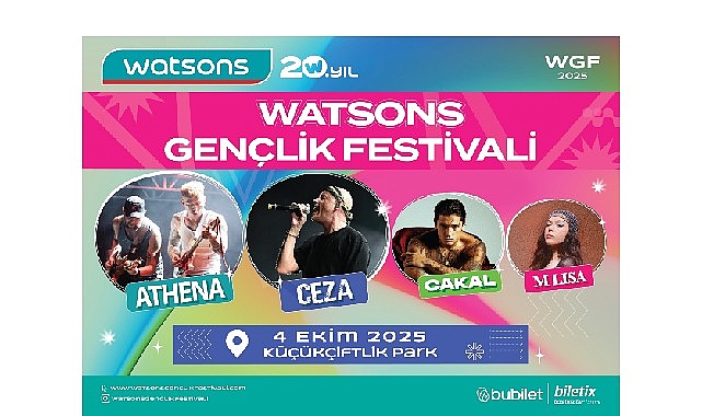 Watsons Gençlik Festivali 4 Ekim’de İstanbul’da Başlıyor