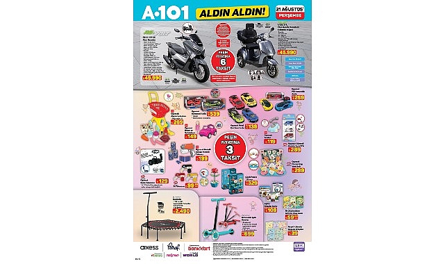 A101 21 Ağustos’ta Elektronik ve Mobilite Ürünlerini Satışa Çıkarıyor
