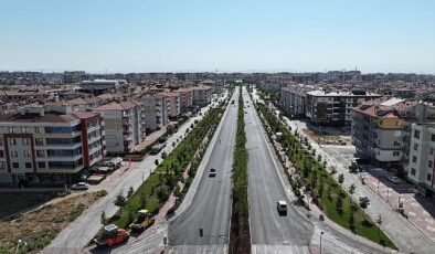 Konya’da Ahmet Yesevi Caddesi ve Sakarya Kavşağı Yenilendi