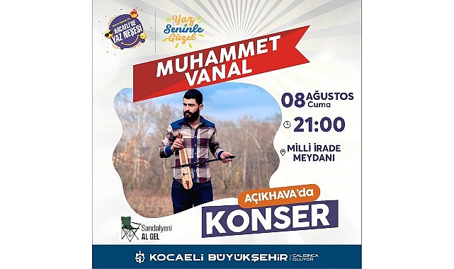 Kocaeli’de Yaz Akşamları Açık Hava Konserleriyle Renkleniyor