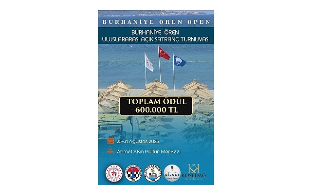 Burhaniye’de 600 Bin TL Ödüllü Satranç Turnuvası Düzenlenecek