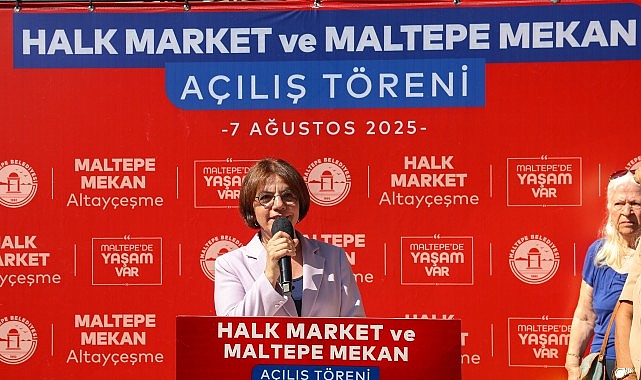 Maltepe’ye Yeni Halk Market ve Sosyal Alan Açıldı