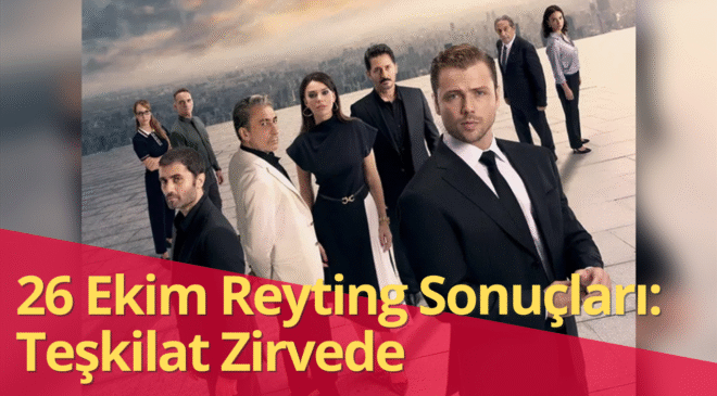 Teşkilat Pazar Reytinglerinde Zirvedeki Yerini Korudu