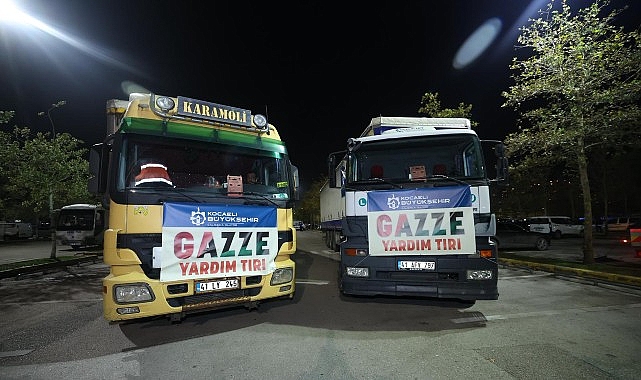 Büyükşehir’in ilk yardım tırları Gazze’ye yola çıktı- Haber Şafak