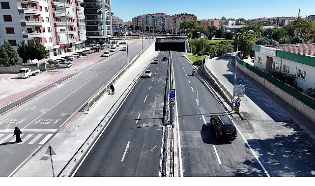 Konya Büyükşehir Vatan Caddesi Köprülü Kavşağı’nda Yol Kalitesini Yükseltti- Haber Şafak