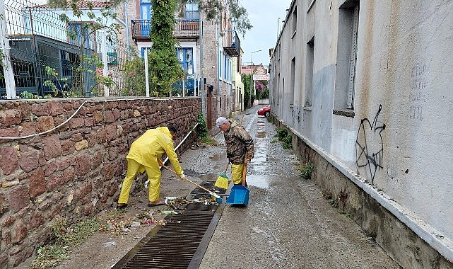 Kuzey Ege’de etkili olan yağışa Ayvalık Belediyesi’nden anında müdahale- Haber Şafak