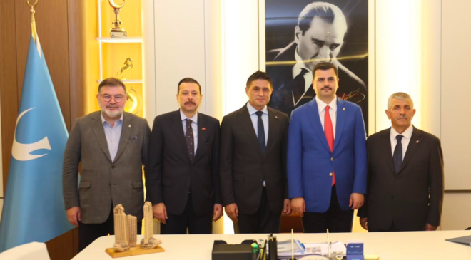 Cumhur İttifakı Temsilcilerinden Aliağa Belediyesi’ne Ziyaret