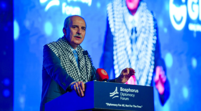BOSPHORUS DİPLOMASİ FORUMU, MECLİS BAŞKANI KURTULMUŞ’UN KATILIMIYLA TAMAMLANDI