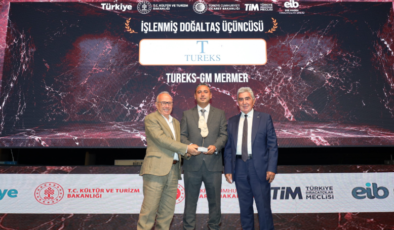 Tureks’e Doğal Taş İhracatında 4 Ödül Birden